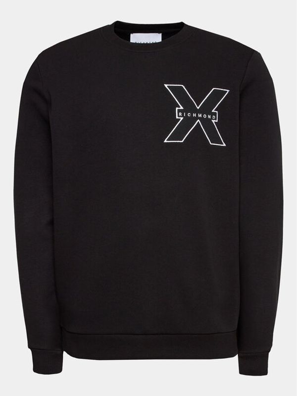 Richmond X Richmond X Суитшърт UMA23016FE Черен Regular Fit