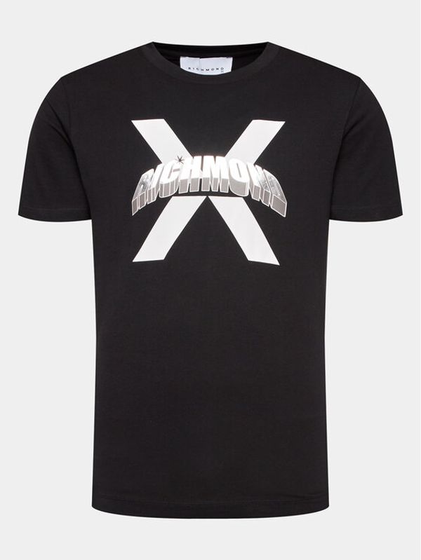 Richmond X Richmond X Тишърт UMA23007TS Черен Regular Fit
