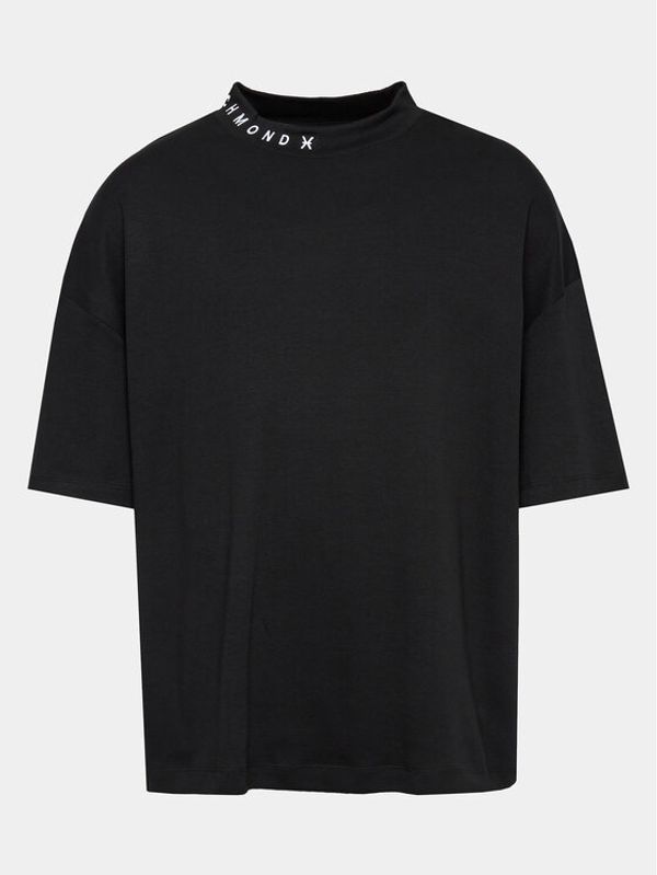 Richmond X Richmond X Тишърт UMA23012TS Черен Relaxed Fit