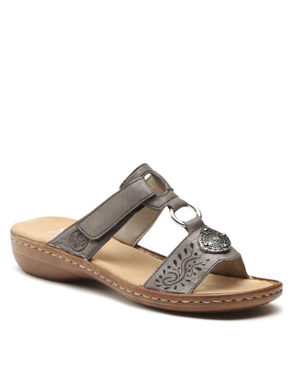 Rieker Rieker Чехли 608K1-45 Сив