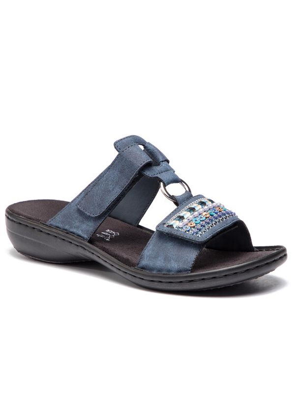 Rieker Rieker Чехли 608P6-14 Тъмносин