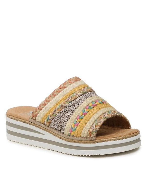 Rieker Rieker Чехли RIEKER-V02A8 Бежов