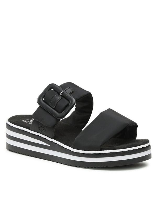 Rieker Rieker Чехли V0299-00 Черен