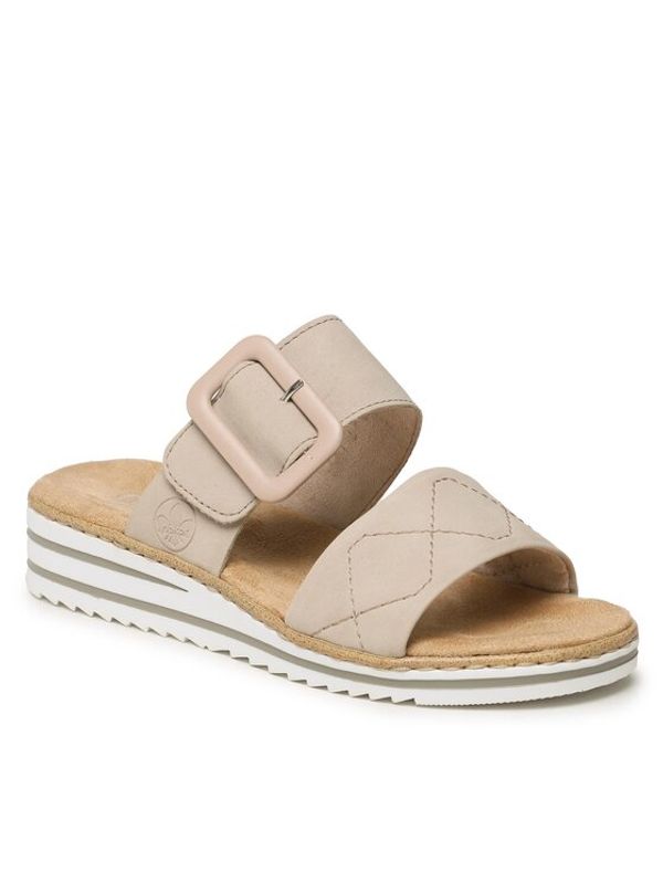 Rieker Rieker Чехли V0694-62 Бежов