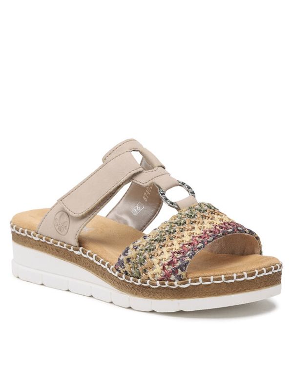 Rieker Rieker Чехли V1243-90 Бежов