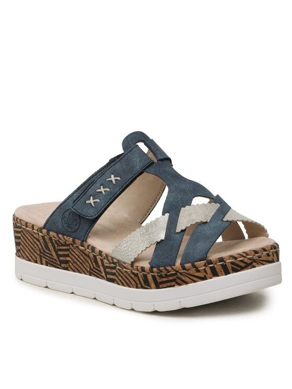 Rieker Rieker Чехли V3980-14 Тъмносин