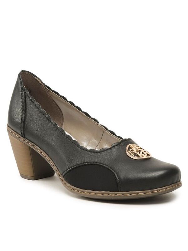 Rieker Rieker Обувки 40910-00 Черен