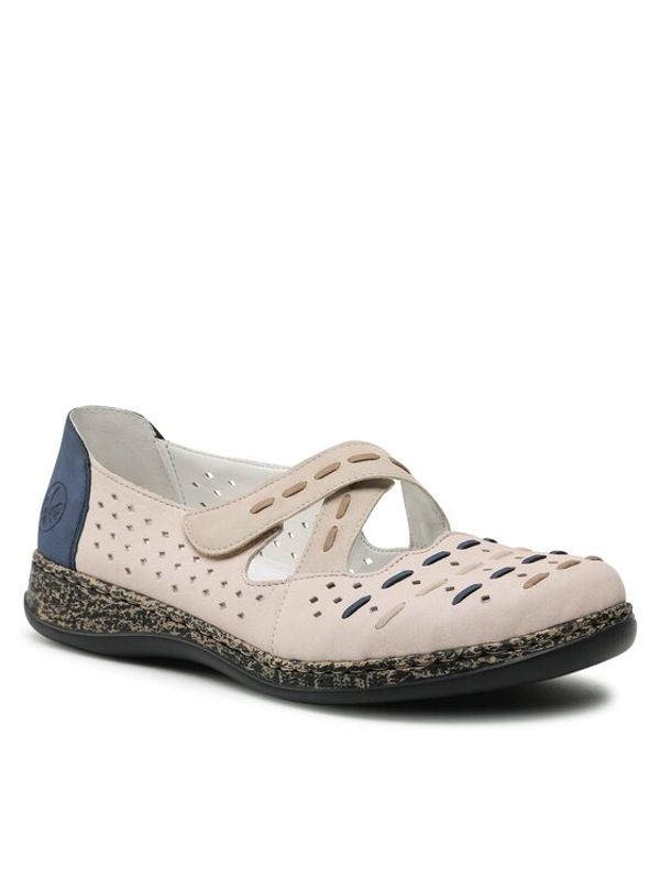 Rieker Rieker Обувки 46378-90 Бежов