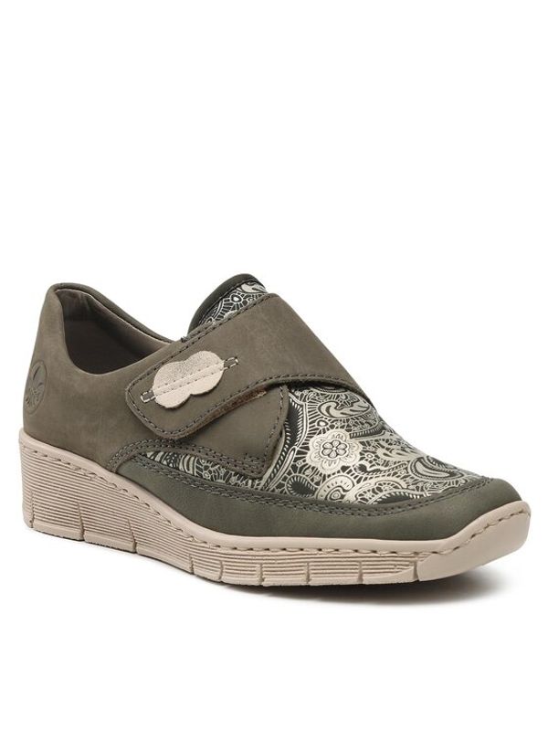 Rieker Rieker Обувки 537C0-54 Зелен