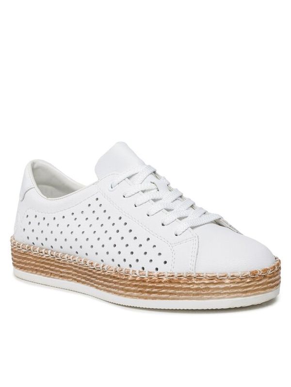 Rieker Rieker Обувки L7818-80 Бял