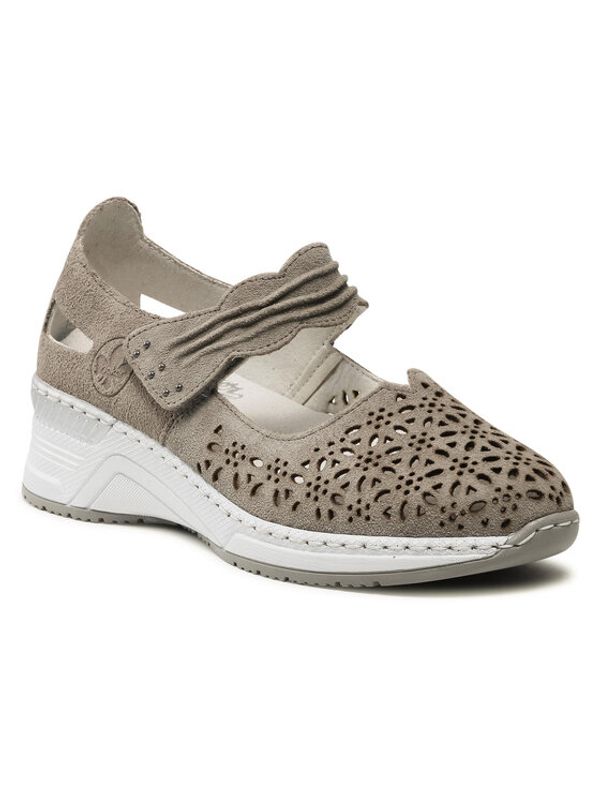 Rieker Rieker Обувки N4367-42 Сив