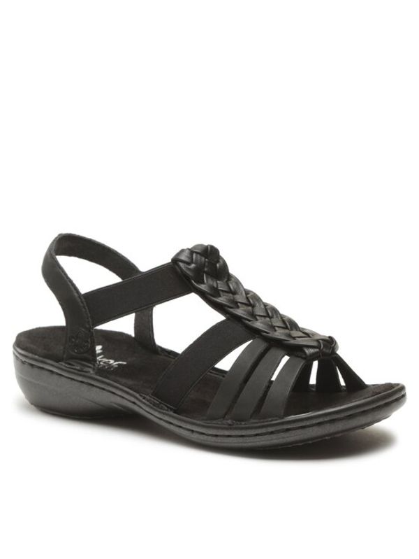 Rieker Rieker Сандали 60809-00 Черен