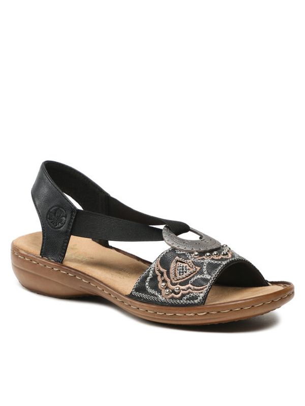 Rieker Rieker Сандали 608B9-00 Черен