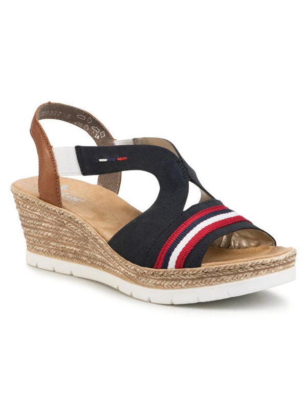 Rieker Rieker Сандали 619S6-14 Тъмносин