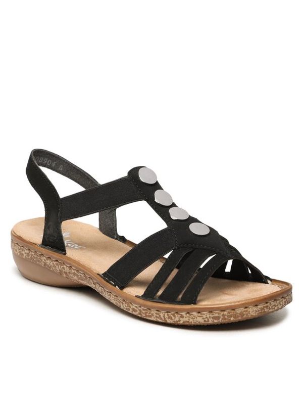 Rieker Rieker Сандали 62831-00 Черен