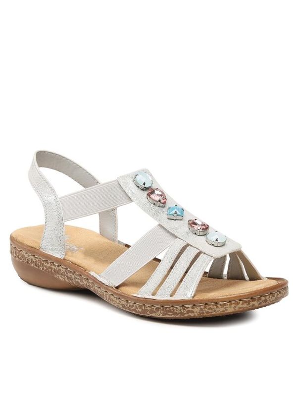 Rieker Rieker Сандали 62860-90 Сребрист