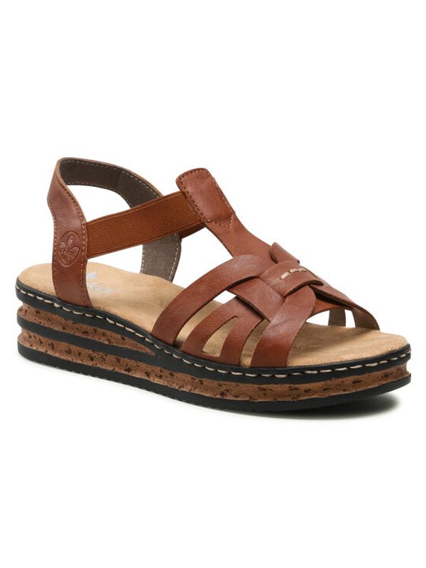 Rieker Rieker Сандали 62918-22 Кафяв