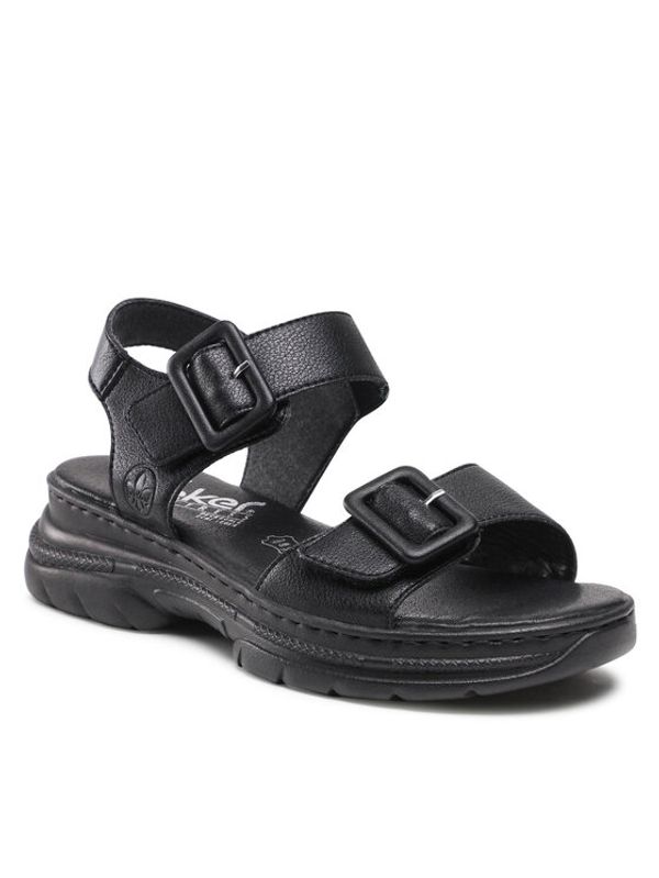 Rieker Rieker Сандали 66680-00 Черен