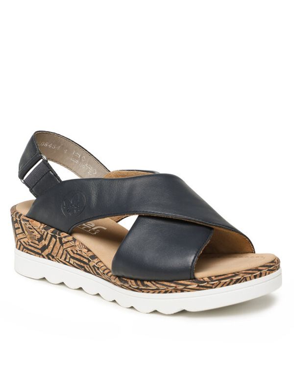 Rieker Rieker Сандали 67189-14 Тъмносин