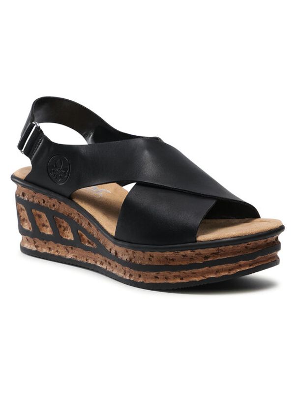 Rieker Rieker Сандали 68189-00 Черен