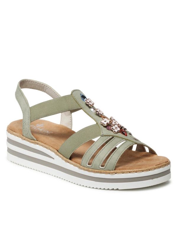 Rieker Rieker Сандали V0245-52 Зелен