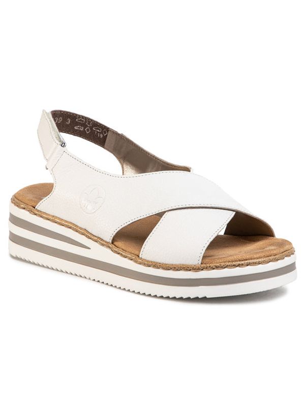 Rieker Rieker Сандали V0271-80 Бял