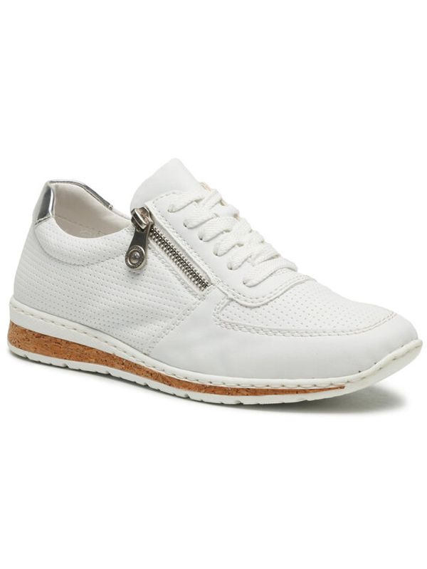 Rieker Rieker Сникърси N5127-80 Бял