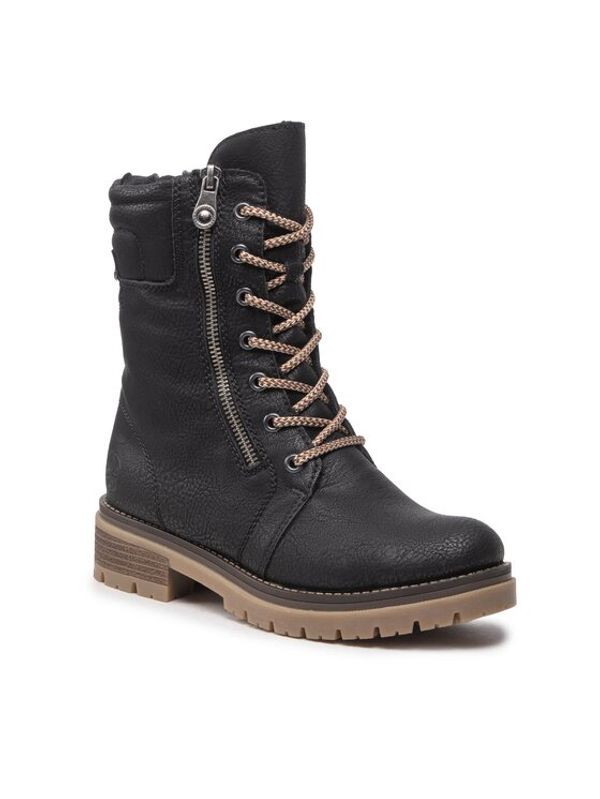 Rieker Rieker Туристически oбувки 70702-00 Черен