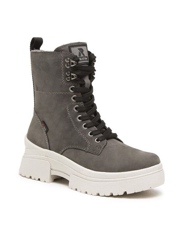 Rieker Rieker Туристически oбувки W0371-42 Сив