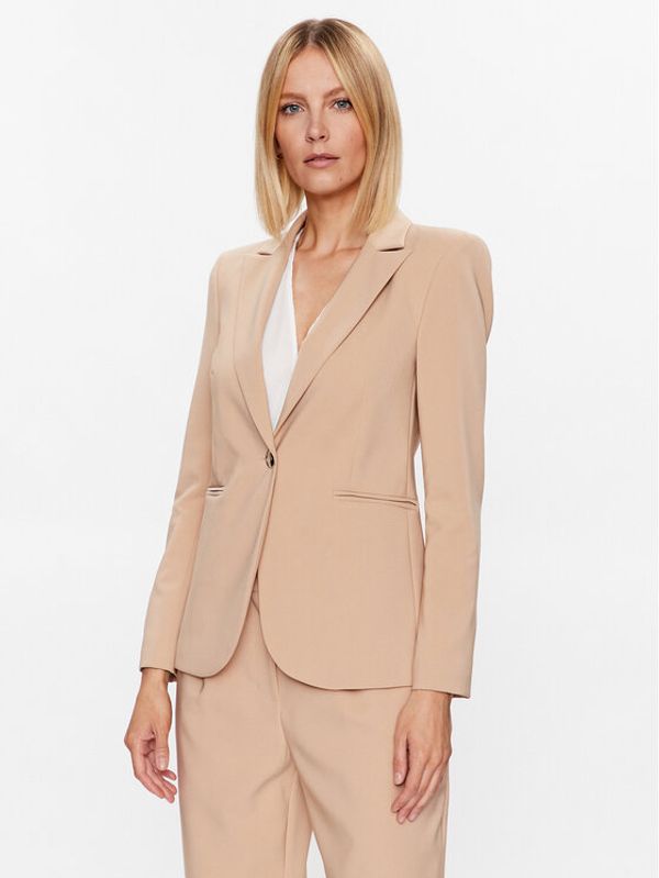 Rinascimento Rinascimento Блейзър CFC0113057003 Бежов Regular Fit