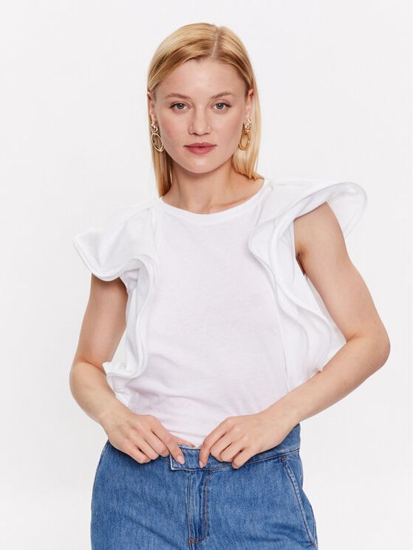 Rinascimento Rinascimento Блуза CFC0114169003 Бял Regular Fit