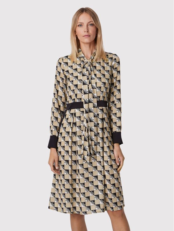 Rinascimento Rinascimento Ежедневна рокля CFC0110674003 Бежов Regular Fit