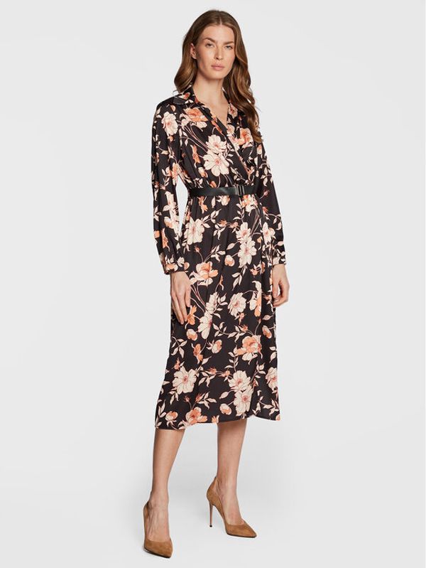 Rinascimento Rinascimento Ежедневна рокля CFC0111153003 Черен Regular Fit