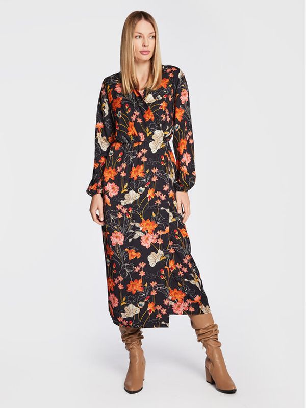 Rinascimento Rinascimento Ежедневна рокля CFC0111208003 Черен Regular Fit