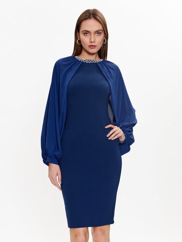 Rinascimento Rinascimento Коктейлна рокля CFC0018940002 Тъмносин Regular Fit