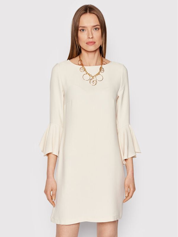 Rinascimento Rinascimento Коктейлна рокля CFC0107400003 Бежов Regular Fit