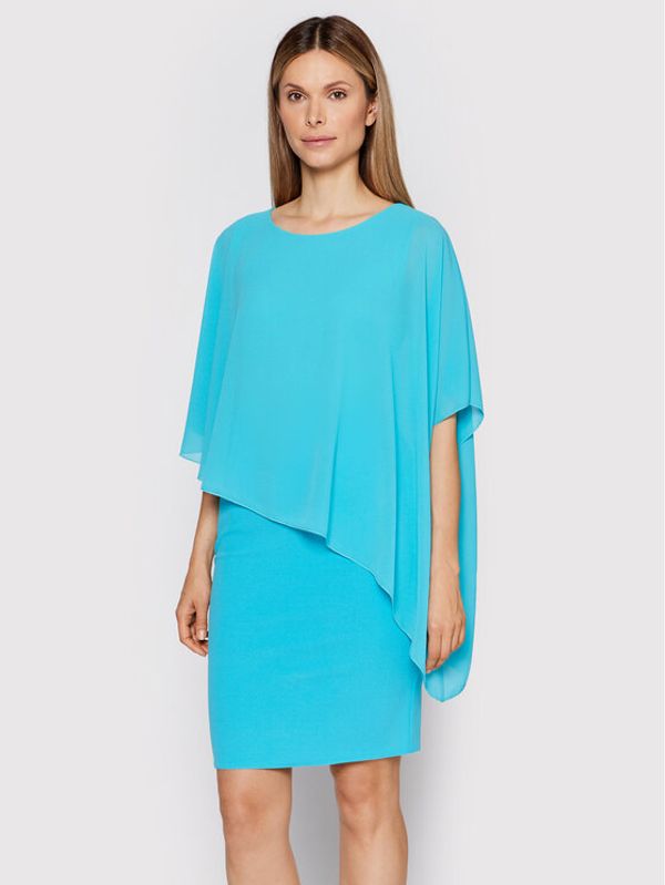 Rinascimento Rinascimento Коктейлна рокля CFC0109440003 Син Regular Fit