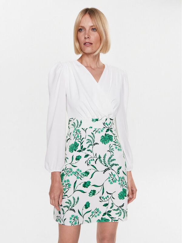 Rinascimento Rinascimento Коктейлна рокля CFC0113123003 Бял Regular Fit