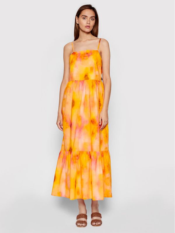 Rinascimento Rinascimento Лятна рокля CFC0103696003 Оранжев Regular Fit