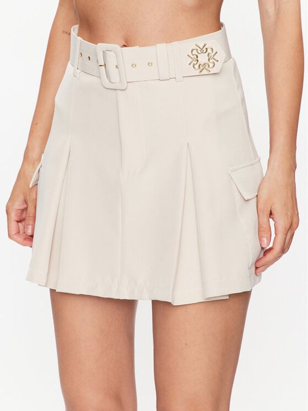 Rinascimento Rinascimento Мини пола CFC0112717003 Бежов Regular Fit