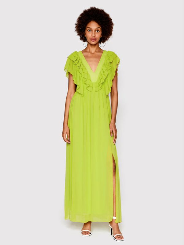 Rinascimento Rinascimento Официална рокля CFC0109134003 Зелен Regular Fit