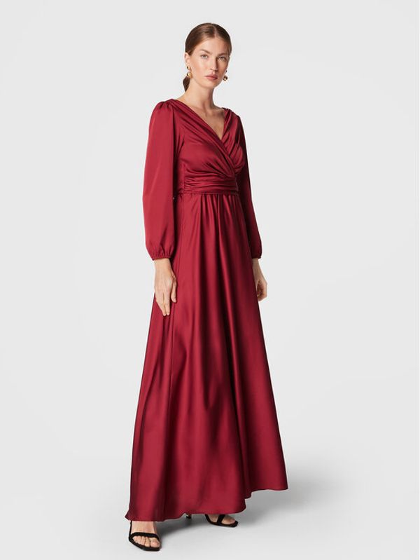 Rinascimento Rinascimento Официална рокля CFC0111355003 Бордо Regular Fit