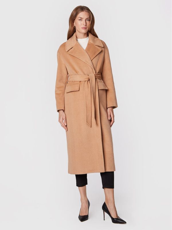 Rinascimento Rinascimento Преходно палто CFC0110666003 Бежов Regular Fit