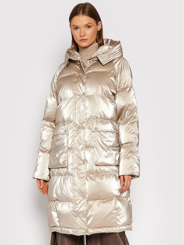 Rinascimento Rinascimento Пухено яке CFC0102928003 Златист Regular Fit