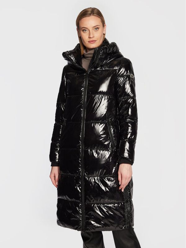 Rinascimento Rinascimento Пухено яке CFC0109141003 Черен Regular Fit