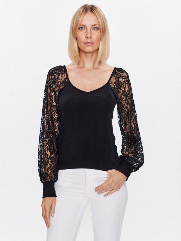 Rinascimento Rinascimento Пуловер CFM0011200003 Черен Regular Fit