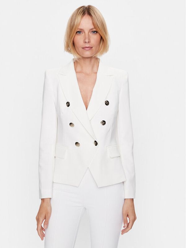 Rinascimento Rinascimento Сако CFC0113065003 Бял Regular Fit