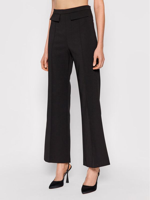 Rinascimento Rinascimento Текстилни панталони CFC0105061003 Черен Regular Fit