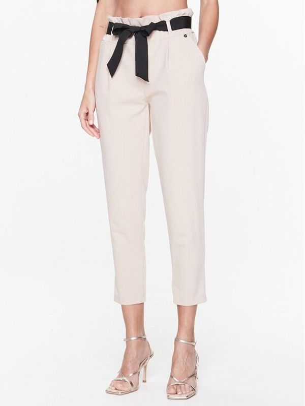 Rinascimento Rinascimento Текстилни панталони CFC0112566003 Бежов Regular Fit