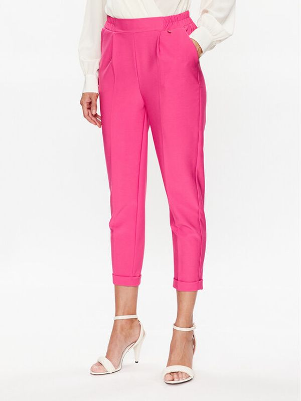 Rinascimento Rinascimento Текстилни панталони CFC0112873003 Розов Regular Fit